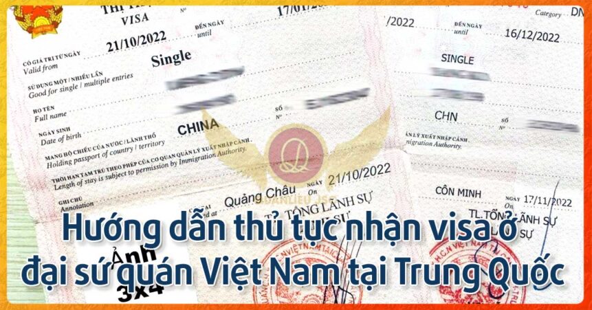 Hướng dẫn nhận visa ở Đại sứ quán Việt Nam tại Trung Quốc