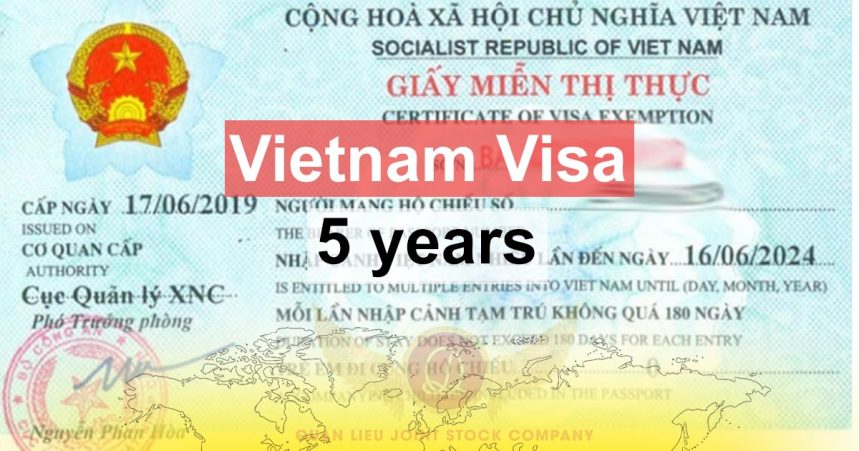 The 5 year Vietnam visa exemption (Eligibility and Procedures)
