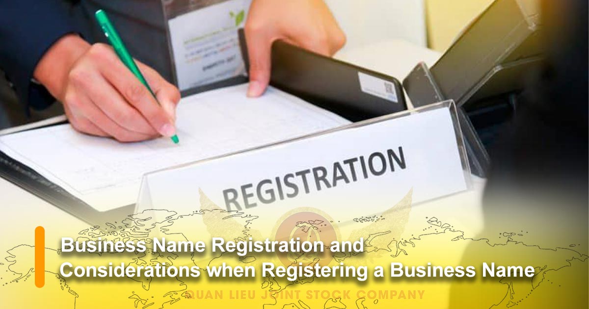 Business Name Registration And Considerations When Registering A Business Name